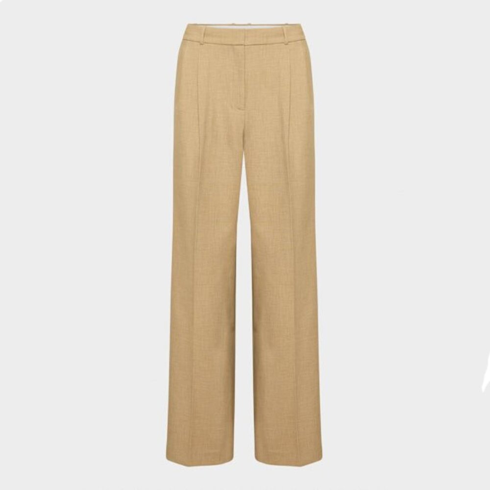 Babaton Pleated Plant Heather Saville Size 4 Tall Worn Twice